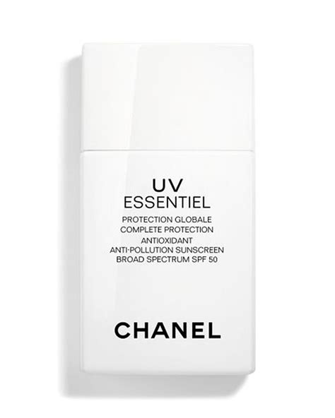 chanel essential uv spf 50|sunscreen broad spectrum spf 50.